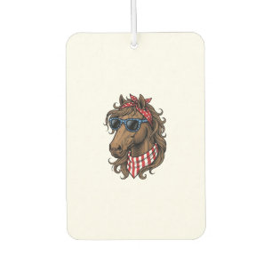 Ambientador Camiseta de diseño vectorial de cabeza de caballo