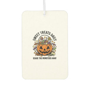 Ambientador Camiseta de dulces de Halloween Diseño de monstruo