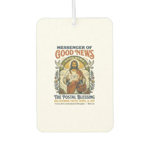 Ambientador Camiseta de entrega de trabajador postal de Jesús