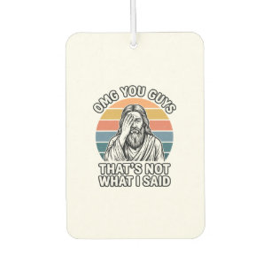 Ambientador Camiseta de grabado vintage de cita retro divertid
