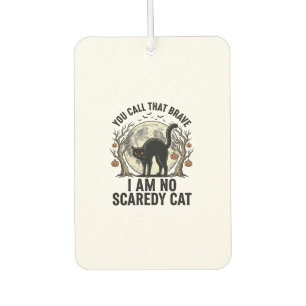 Ambientador Camiseta de grabado vintage de gato asustado de Ha