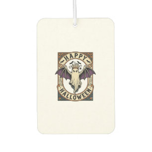 Ambientador Camiseta de grabado vintage de murciélago fantasma
