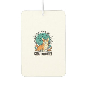 Ambientador Camiseta de Halloween de Corgi para niñas amantes