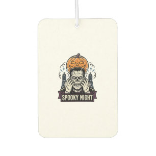 Ambientador Camiseta de Halloween de monstruo con grabado de l