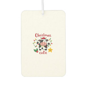 Ambientador Camiseta de Navidad de Vaca Cute de Navidad (6)