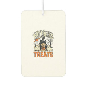 Ambientador Camiseta de perro fantasma de Halloween sin trucos