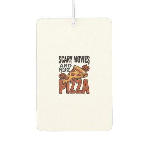 Ambientador Camiseta de Pizza de Terror para Fans de Noche de