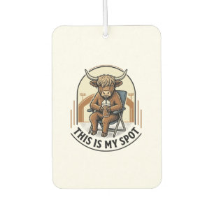 Ambientador Camiseta de vaca de béisbol con mascota de café he