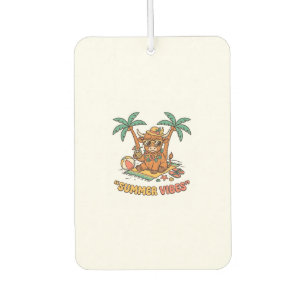 Ambientador Camiseta de vacaciones en la playa con vibraciones
