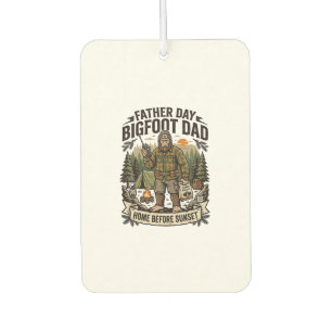 Ambientador Camiseta Día del Padre Bigfoot Papá Retro G