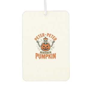 Ambientador Camiseta divertida de esqueleto de Halloween de Pe