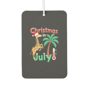 Ambientador Camiseta Divertida de Navidad en Julio Santa Jiraf