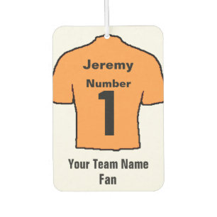 Ambientador Camiseta Dorada Naranja Aficionado