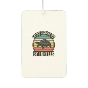 Ambientador Camiseta Gráfica Vintage de Tortugas que Distraen 