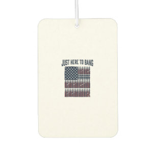 Ambientador Camiseta gráfica vintage divertida bandera de bala