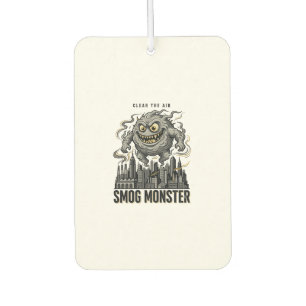 Ambientador Camiseta Monstruo de Smog Grabado Vintage Alerta E