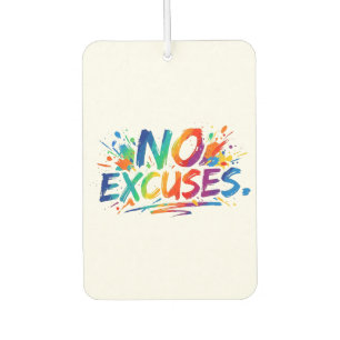 Ambientador Camiseta Motivacional Sin Excusas