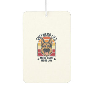 Ambientador Camiseta Pastor Alemán Grabado Retro Amante Perros