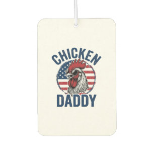 Ambientador Camiseta Patriótica Vintage Gallo Papá Pollo Desi