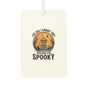 Ambientador Camiseta Sarcástica de Halloween Divertido Cemente