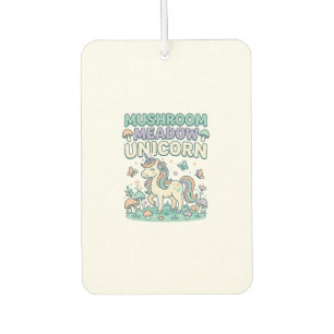 Ambientador Camiseta Unisex Unicornio Hongo Pradera Unicornio
