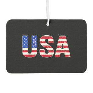 Ambientador Camiseta USA Bandera Americana Patriótica Hombres 