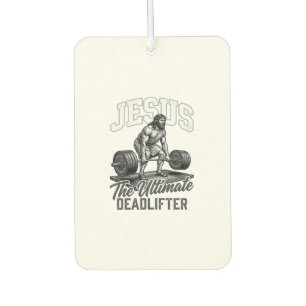 Ambientador Camiseta Vector Vintage de Jesus Levantador de Pes