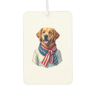 Ambientador Camiseta Vintage de Golden Retriever del Día de la
