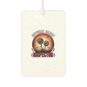 Ambientador Camiseta Vintage de Halloween del Inspector de Car