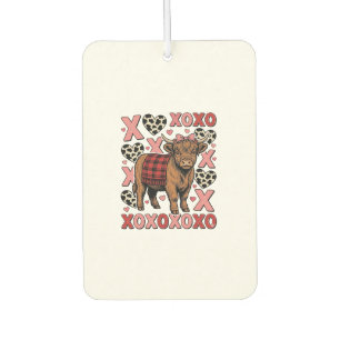 Ambientador Camiseta Vintage de San Valentín XOXO de Vaca de l