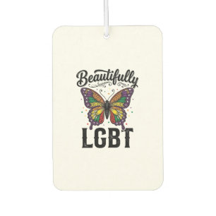 Ambientador Camiseta Vintage Orgullo Mariposa LGBT Hermosa_1
