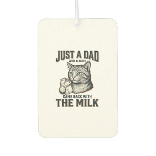 Ambientador Camiseta Vintage Papá Gato Divertido Volvió Con La