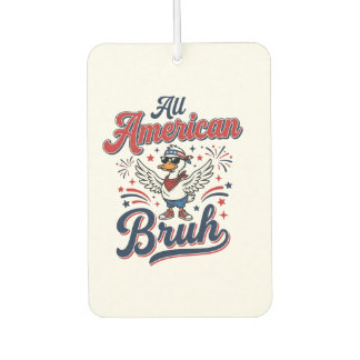 Ambientador Camiseta Vintage Pato Patriótico Todo Americano Br