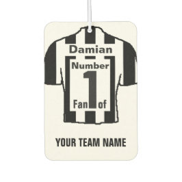 Ambientador Camisetas Negras y Blancas Personalizadas No 1 Fan