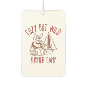 Ambientador Campamento De Verano Acogedor Pero Salvaje - Gato