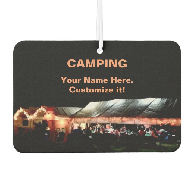 Ambientador Camping (Anverso)