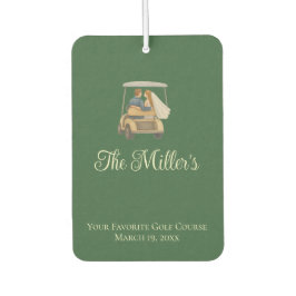 Ambientador Campo de Golf Verde Cazador Personalizable para Bo