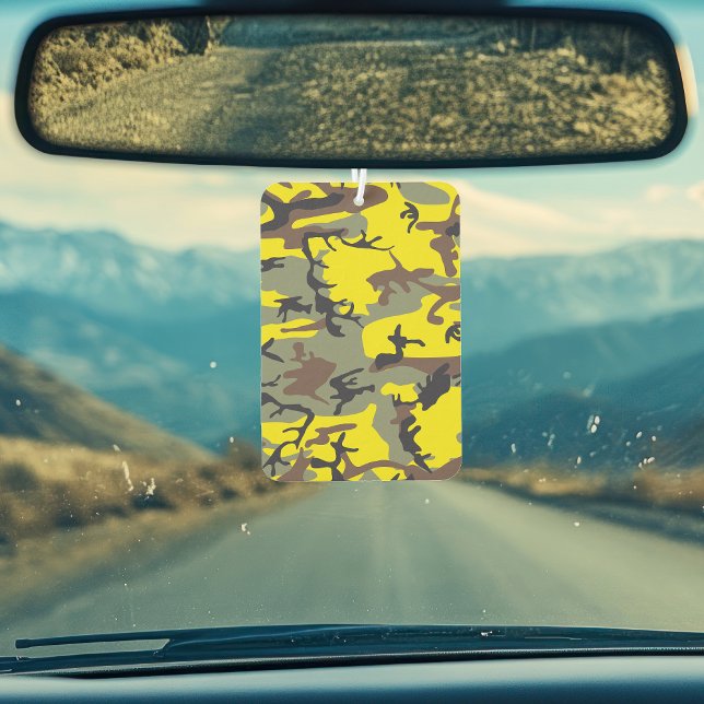 Ambientador Camuflaje amarillo y marrón, ejército (Subido por el creador)