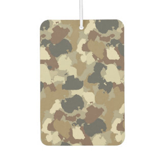 Ambientador Camuflaje Militar Tonos de Tierra Marrón