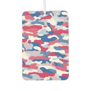 Ambientador Camuflaje rojo blanco y azul