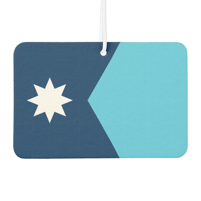 Ambientador Car Air Fresheners with Flag of Minnesota, USA (Anverso)