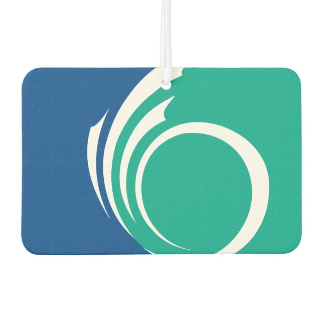 Ambientador Car Air Fresheners with Flag of Ottawa, Canada (Anverso)