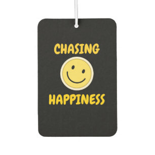 Ambientador Cara de sonrisa persiguiendo la felicidad Positivo