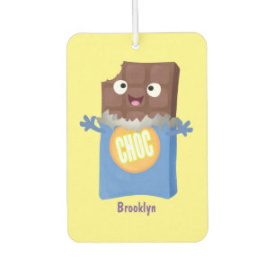 Ambientador Caricatura de dibujos animados de un dulce chocola