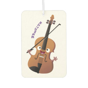 Ambientador Caricatura musical divertida en violín