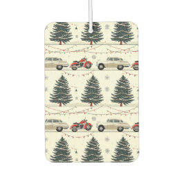 Ambientador Carretera de Navidad al estilo retrovisor