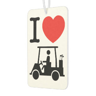 Ambientador Carro de golf I Heart (Love)