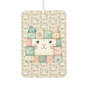 Ambientador Casa de gatito pastel de falso patchwork