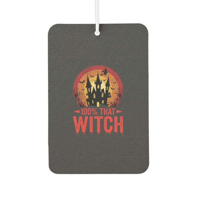 Ambientador Castillo de Halloween de Esa Bruja 100% (Anverso)