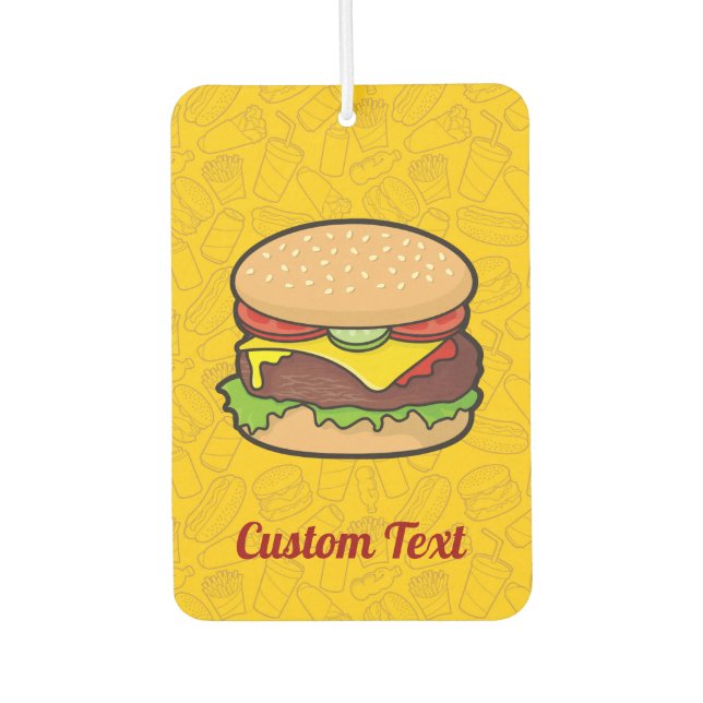 Ambientador Cheeseburger Air Freshener (Anverso)
